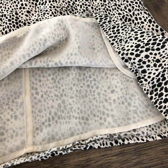 American Eagle Cheetah Tank Linen Blend Mini Dress - Picture 3 of 9